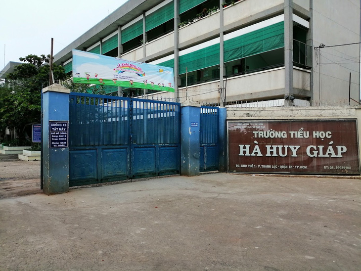Trường tiểu học Hà Huy Giáp, quận 12 - Ảnh: NVCC
