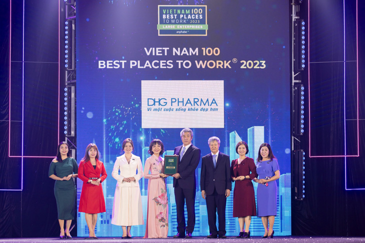 Dược Hậu Giang tăng thứ bậc tại Giải thưởng Top 100 nơi làm việc tốt nhất Việt Nam- Ảnh 1.