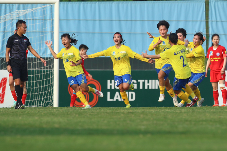 Đội nữ TP.HCM I vươn lên dẫn đầu sau vòng 4 Giải bóng đá nữ VĐQG 2023 - Ảnh: VFF