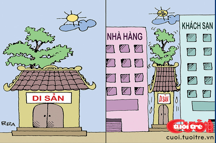 Di sản thời đô thị hóa - Tranh: B.Ba