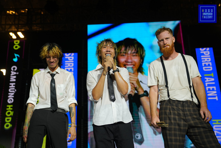 Nhóm nhạc rock 7UPPERCUTS từng được đề cử giải Mai Vàng cho hạng mục Nhóm hát vào năm 2022 dự thi tối 26-11 - Ảnh: BTC