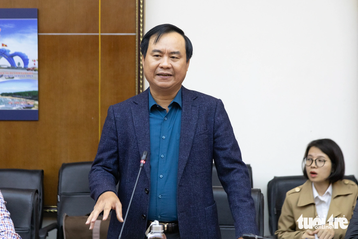 Ông Võ Văn Hưng mong muốn WB tài trợ vốn vay cho dự án cao tốc Cam Lộ - Lao Bảo - Ảnh: HOÀNG TÁO