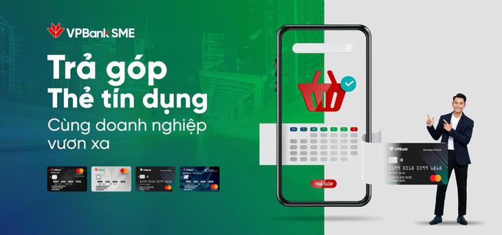 Thẻ tín dụng doanh nghiệp đầu tiên có tính năng trả góp - VPB