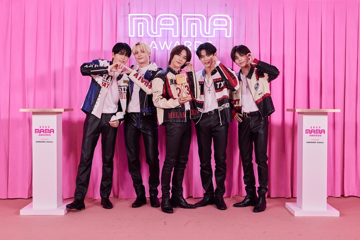BTS thắng giải Biểu tượng toàn cầu của năm lần thứ 6 liên tiếp ở MAMA- Ảnh 6. Những chàng trai cá tính TXT - Ảnh: BTC