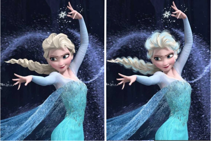 Nhân vật Elsa trong phim Frozen. 