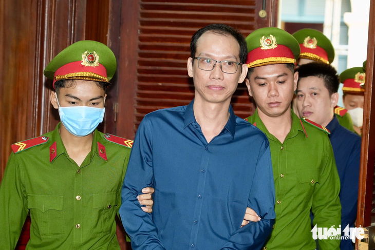 Bị cáo Nguyễn Văn Lợi tại tòa - Ảnh: HỮU HẠNH