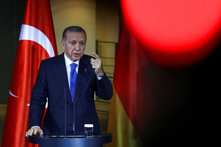 Tổng thống Thổ Nhĩ Kỳ Tayyip Erdogan - Ảnh: REUTERS