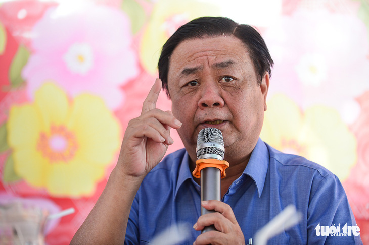 Bộ trưởng Bộ Nông nghiệp và phát triển nông thôn Lê Minh Hoan - Ảnh: QUANG ĐỊNH