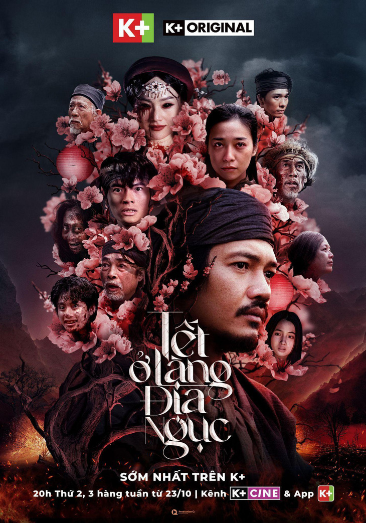 Poster xê ri phim kinh dị Tết ở làng Địa Ngục