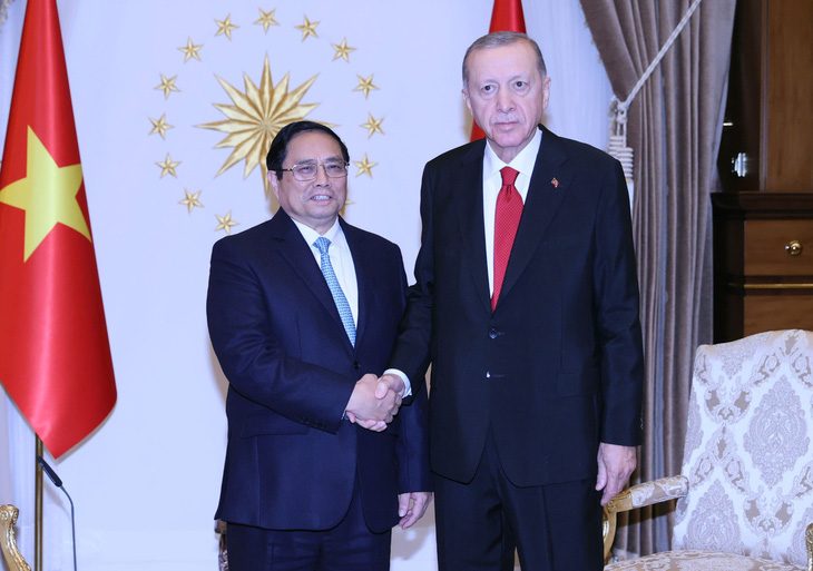 Thủ tướng Phạm Minh Chính trong chuyến thăm chính thức Thổ Nhĩ Kỳ - Ảnh: D.GIANG