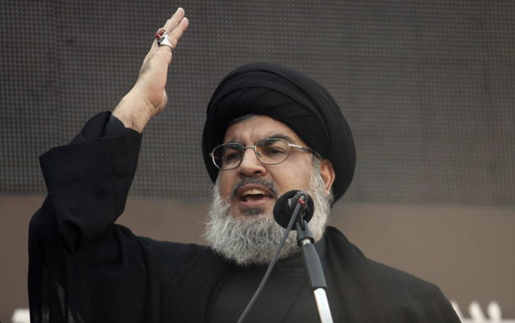 Lãnh đạo Syed Hassan Nasrallah của phong trào Hồi giáo Hezbollah - Ảnh: REUTERS
