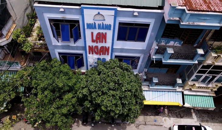 Nhà hàng Lan Ngan ở phường Lam Sơn, TP Thanh Hóa - Ảnh người dân cung cấp