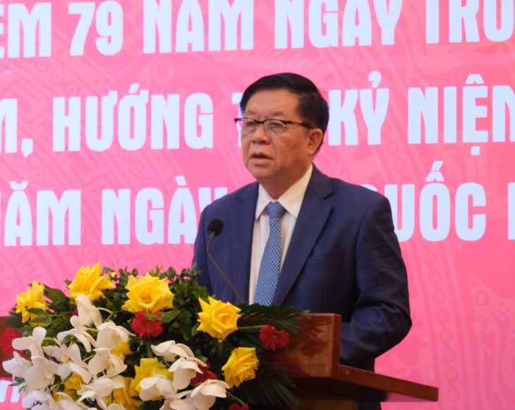 Ông Nguyễn Trọng Nghĩa - trưởng Ban Tuyên giáo Trung ương - Ảnh: HÀ THANH