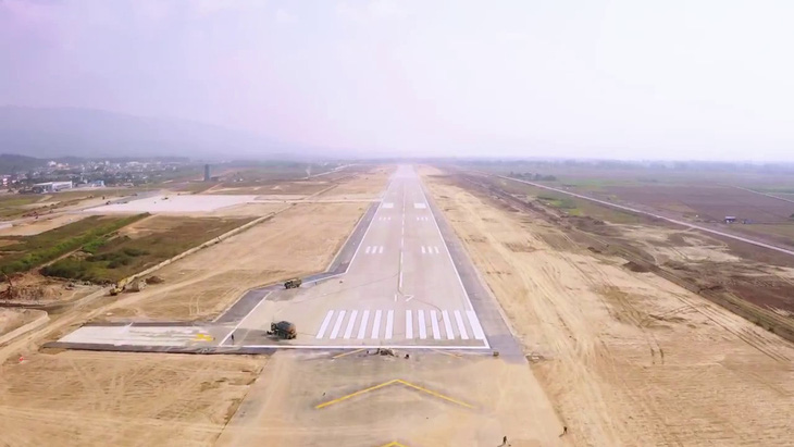 Đường băng mới của sân bay Điện Biên đảm bảo phục vụ máy bay Airbus A320, A321 - Ảnh: ACV
