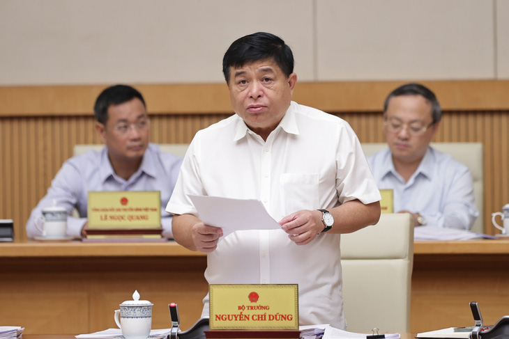 Bộ trưởng Bộ Kế hoạch và Đầu tư Nguyễn Chí Dũng - Ảnh: VGP
