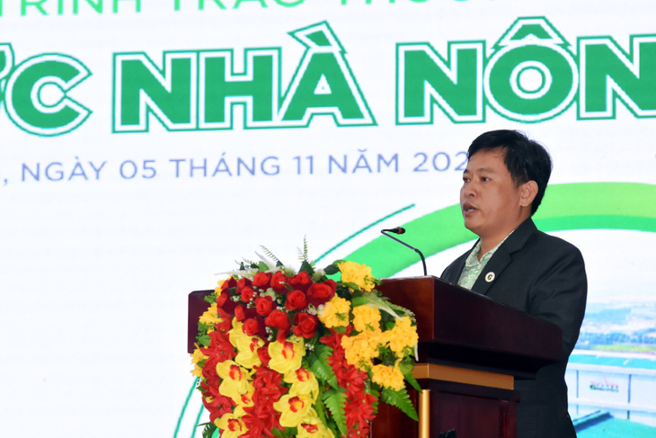Giám đốc điều hành Công ty cổ phần GREENFEED Việt Nam chi nhánh Đồng Nai khẳng định sẽ là người bạn đồng hành tin cậy, sát cánh san sẻ nỗi lo về kinh tế cho người nông dân Đồng Nai thêm nhiều năm nữa - Ảnh: A LỘC
