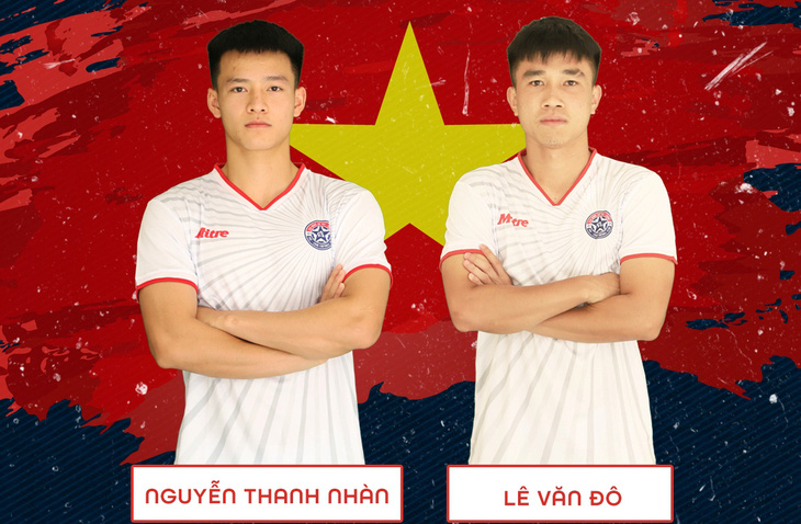 Hai tuyển thủ Lê Văn Đô và Nguyễn Thanh Nhàn được gọi lên đội tuyển Việt Nam - Ảnh: PVF-CAND