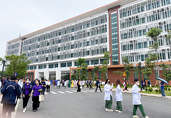 Đại học Quốc gia Hà Nội tại Hòa Lạc đã đủ điều kiện vật chất, đáp ứng nhu cầu học tập cho khoảng 7.000 sinh viên - Ảnh: NGUYÊN BẢO