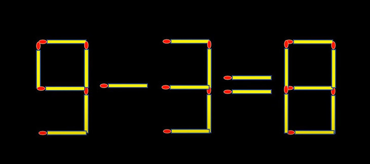 Thử tài IQ: Di chuyển một que diêm để 2-9=1 thành phép tính đúng - Ảnh 4.