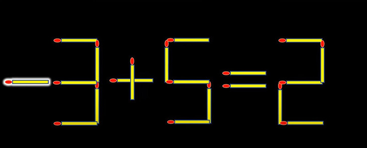 Thử tài IQ: Di chuyển một que diêm để 3+6=2 thành phép tính đúng - Ảnh 1.