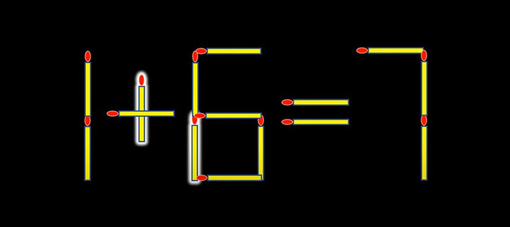 Thử tài IQ: Di chuyển một que diêm để 3+6=2 thành phép tính đúng - Ảnh 1.