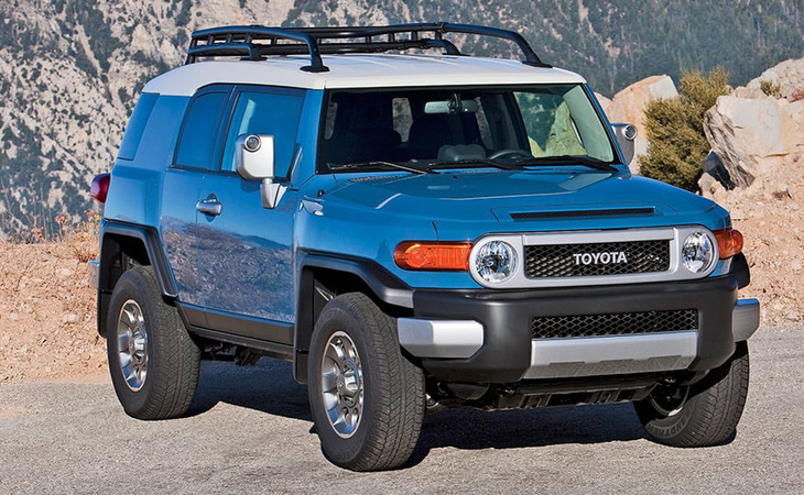 The Toyota FJ Cruiser has been compared to the Hummer H1 as it has a very similar design in the same key market as North America, although it is much smaller in size - Photo: Toyota