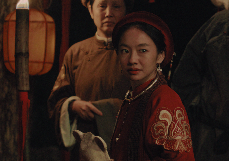 Diễn viên Hoàng Hà (từng đóng vai Dao Ánh trong Em và Trịnh) trong phim Kẻ ăn hồn - Ảnh: ĐPCC