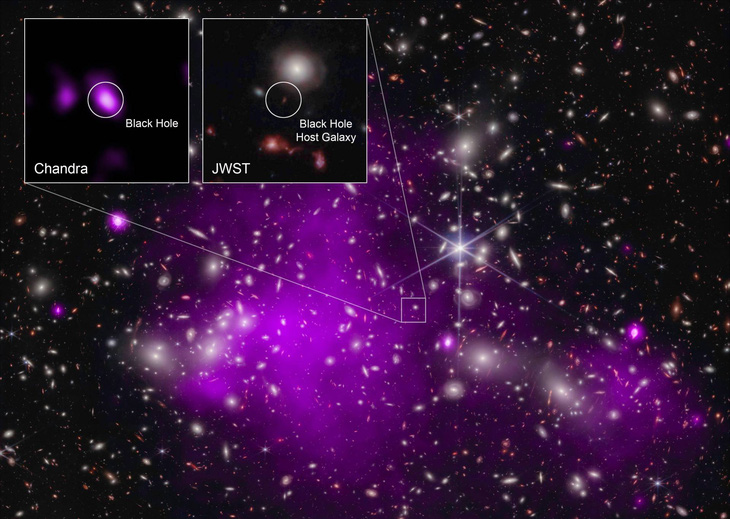 Hình ảnh minh họa hố đen vừa được phát hiện - Ảnh: NASA/ESA