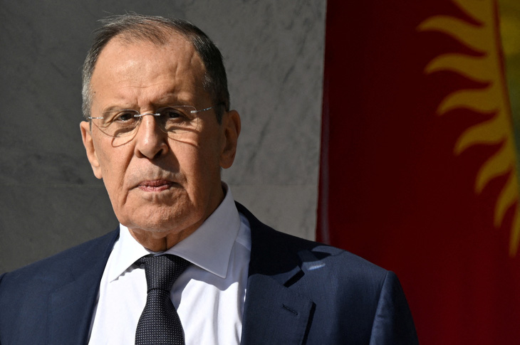 Ngoại trưởng Nga Sergei Lavrov - Ảnh: REUTERS