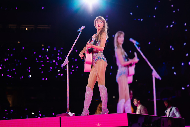 Hình ảnh Taylor Swift trong phim tài liệu về concert cá nhân 