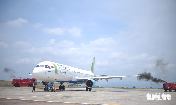 Bamboo Airways bị phong tỏa tài khoản tại 3 ngân hàng vì nợ thuế hơn 102 tỉ đồng quá thời hạn - Ảnh: LÂM THIÊN