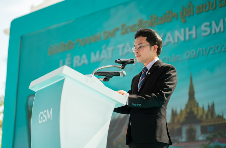 Ông Nguyễn Văn Thanh – Tổng Giám đốc công ty GSM toàn cầu phát biểu tại sự kiện. Ảnh: Đ.H