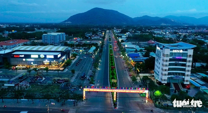 Khi trở thành thành phố, hạ tầng đô thị thị xã Phú Mỹ sẽ được đầu tư mạnh mẽ hơn - Ảnh: MẠNH KHÁ