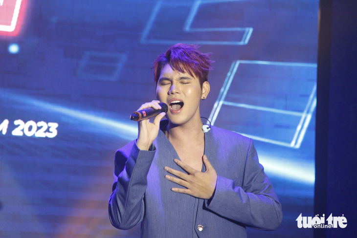 Ca sĩ Lâm Phúc (á quân Vietnam Idol 2023) - Ảnh: CÔNG TRIỆU