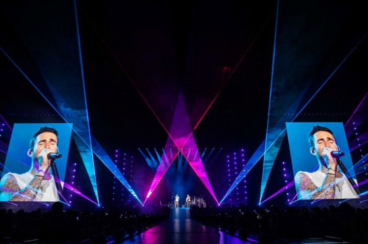 Cùng Maroon 5 là dàn sao Việt (Vbiz) đương đại: Tóc Tiên, Justatee, Phương Ly, Double 2T, Grey D và DJ 2Pillz tham gia tại sự kiện 8Wonder Winter Festival 2023 - Ảnh: Đ.H.