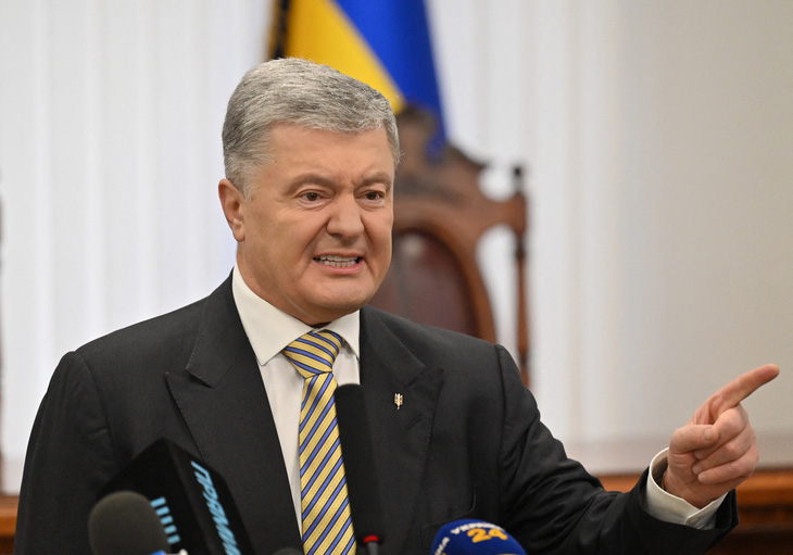 Cựu tổng thống Ukraine Petro Poroshenko - Ảnh: AFP
