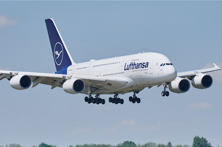 Máy bay Airbus A380s của Hãng hàng không Lufthansa - Ảnh: LUFTHANSA