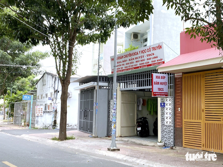 Cơ sở tại TP Vũng Tàu, nơi ông Đ. yêu cầu phóng viên đến bấm huyệt chữa vô sinh hiếm muộn - Ảnh: ĐÔNG HÀ