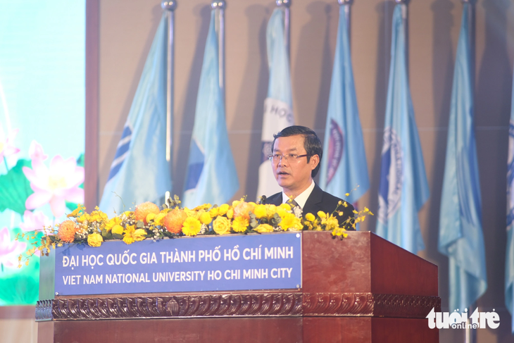 Thứ trưởng Bộ Giáo dục và Đào tạo Nguyễn Văn Phúc: &quot;Việt Nam đào tạo hơn 45.000 lưu học sinh nước ngoài đến từ 102 quốc gia và vùng lãnh thổ&quot; - Ảnh: NGỌC PHƯỢNG