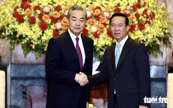 Chủ tịch nước Võ Văn Thưởng tiếp Ngoại trưởng Trung Quốc Vương Nghị
