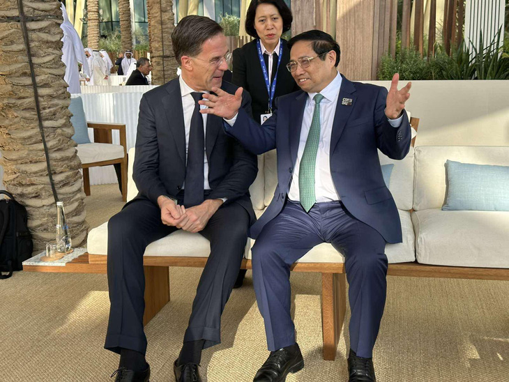 Thủ tướng Phạm Minh Chính gặp Thủ tướng Hà Lan Mark Rutte ngày 1-12 - Ảnh: Bộ Ngoại giao