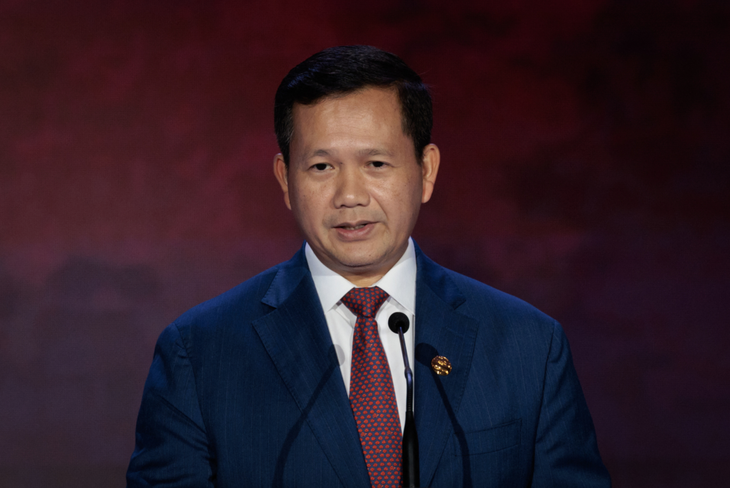 Thủ tướng Campuchia Hun Manet - Ảnh: AFP