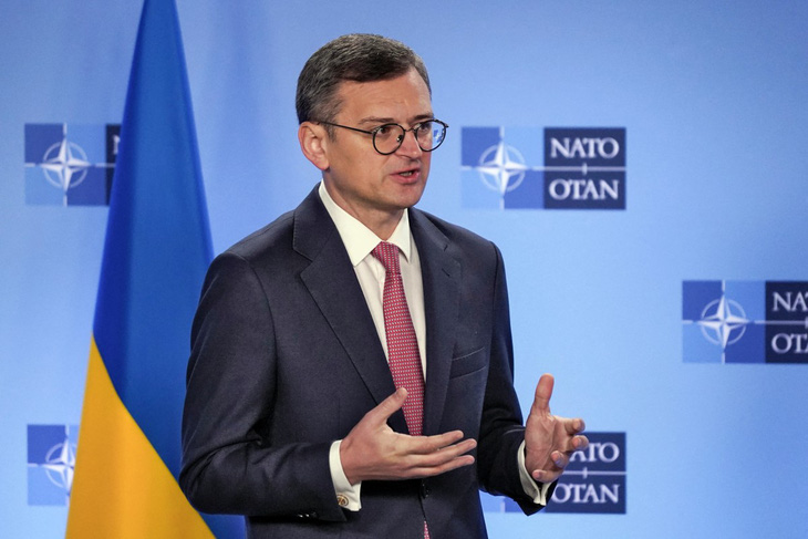 Ngoại trưởng Ukraine Dmytro Kuleba - Ảnh: AFP