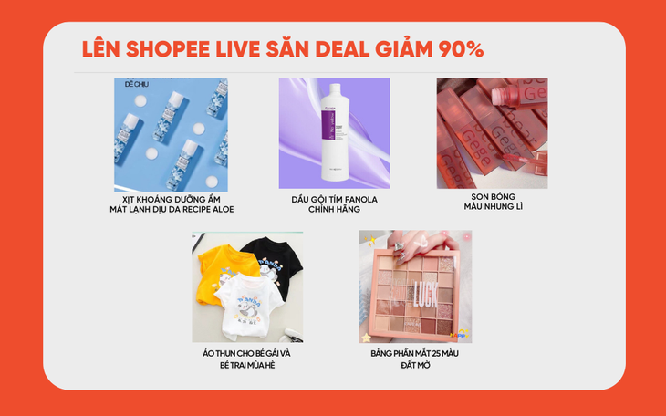 Loạt sản phẩm giảm đến 90% sẽ 