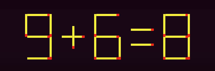 Thử tài IQ: Di chuyển hai que diêm để 9x4=6 thành phép tính đúng- Ảnh 3.