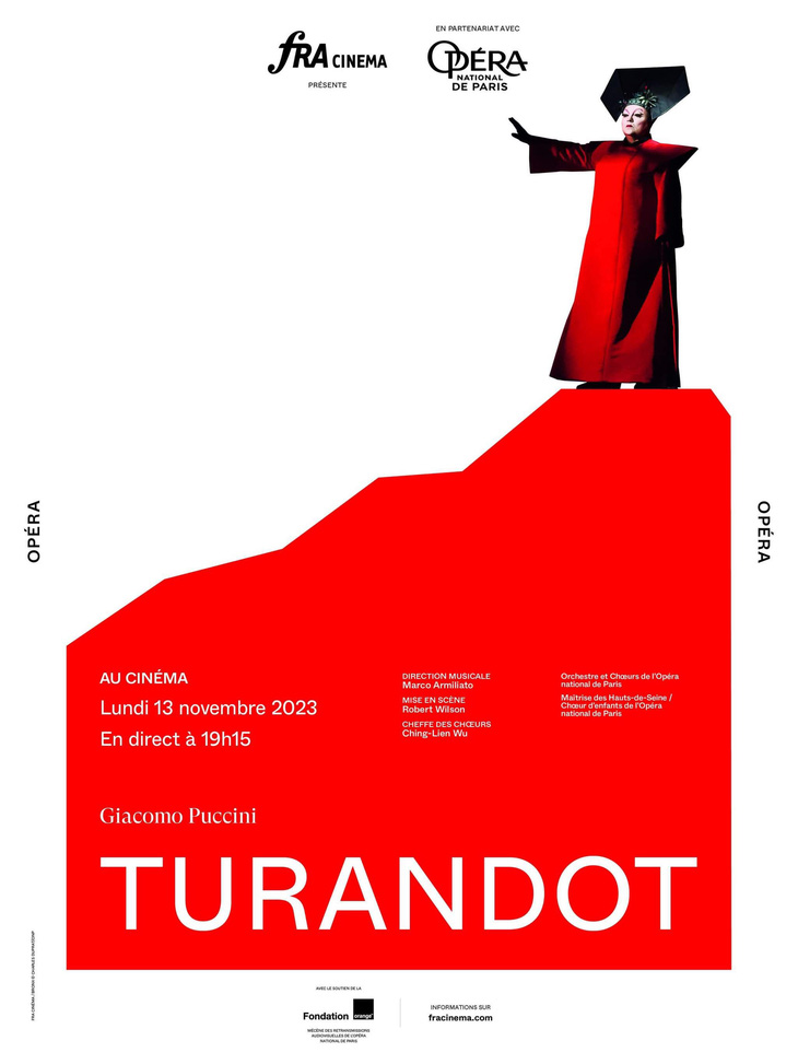Xuất phẩm Turandot qua dàn dựng của Robert Wilson đang &quot;lọt vào tầm ngắm&quot; của dự án trong kế hoạch công chiếu tương lai