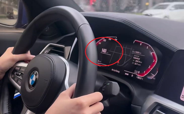 Xác minh video cô gái lái ô tô BMW lên tới 140km/h ở Thủ Đức