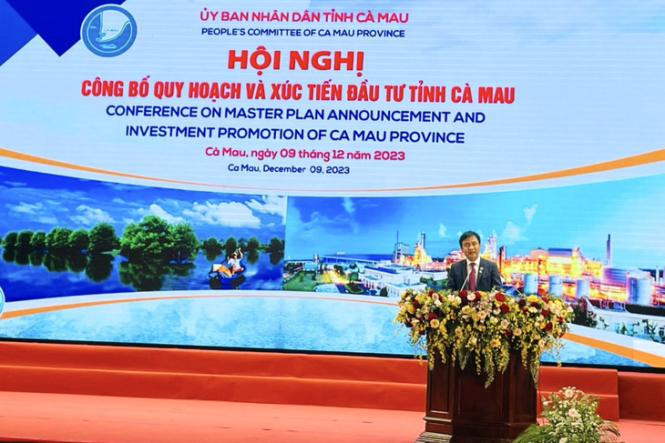 Ông Nguyễn Hồ Nam - chủ tịch Tập đoàn Bamboo Capital - phát biểu tham luận tại Hội nghị