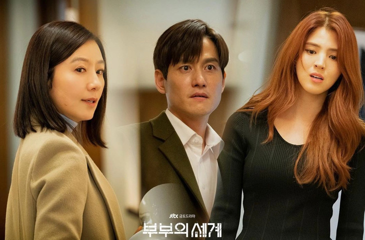 Phim Thế giới hôn nhân của Hàn đạt rating 31,669%, dẫn đầu những bộ phim có rating cao nhất đài cáp - Ảnh: ĐPCC