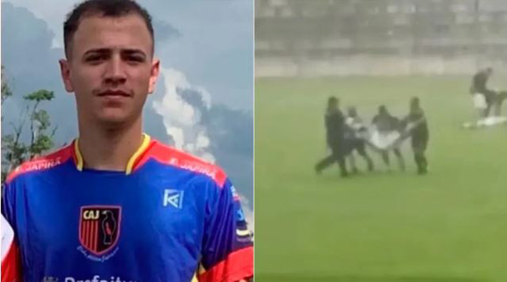 Cầu thủ 21 tuổi Caio Henrique thiệt mạng khi bị sét đánh - Ảnh: TN.com